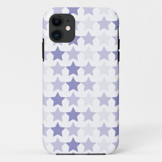 Patriotic Blue Ombre Stars Case-Mate iPhone Hülle (Rückseite)