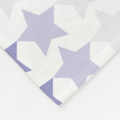 Patriotic Blue Ombre Stars Fleecedecke (Ecke)