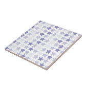 Patriotic Blue Ombre Stars Fliese (Seite)