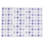 Patriotic Blue Ombre Stars Große Geschenktüte (Rückseite)