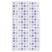 Patriotic Blue Ombre Stars Kleine Geschenktüte (Rückseite)