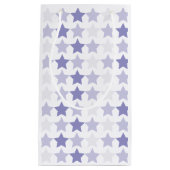 Patriotic Blue Ombre Stars Kleine Geschenktüte (Vorderseite)