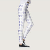 Patriotic Blue Ombre Stars Leggings (Rechts)