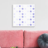Patriotic Blue Ombre Stars Leinwanddruck (Insitu (Wohnzimmer))
