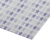 Patriotic Blue Ombre Stars Schneidebrett (Ecke)