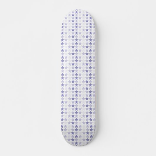Patriotic Blue Ombre Stars Skateboard (Vorne)