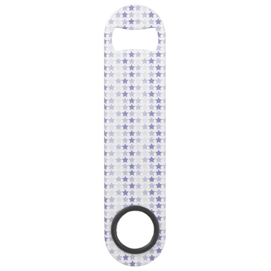 Patriotic Blue Ombre Stars Speedflaschenöffner (Vorderseite)