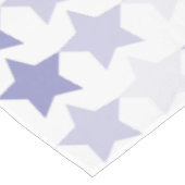Patriotic Blue Ombre Stars Tischdecke (Schrägansicht)
