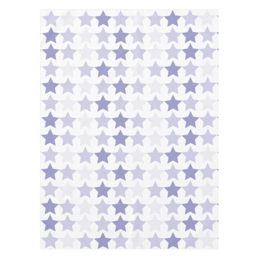 Patriotic Blue Ombre Stars Tischdecke (Vorderseite)