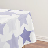 Patriotic Blue Ombre Stars Tischdecke (Beispiel)