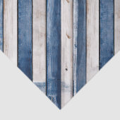 Patriotic Blue Stripe Wood Seidenpapier (Ausschnitt)