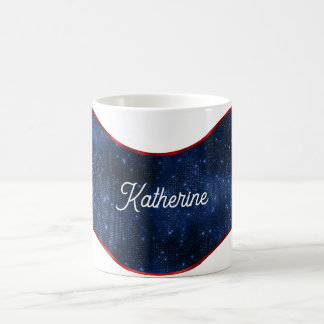Patriotic Blue Wave Kaffeetasse