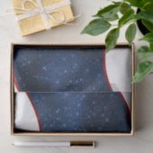 Patriotic Blue Wave Seidenpapier (Geschenk)