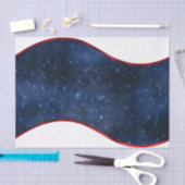 Patriotic Blue Wave Seidenpapier (Handwerk)