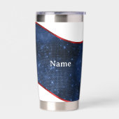 Patriotic Blue Wave Thermobecher (Links)