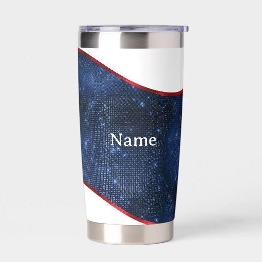 Patriotic Blue Wave Thermobecher (Links)