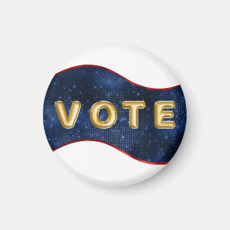 Patriotic Blue Wave Vote Magnet