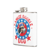 Patriotic Bluetick Flachmann (Links)