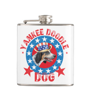 Patriotic Bluetick Flachmann