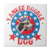 Patriotic Bluetick Fliese (Vorderseite)