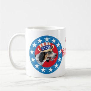 Patriotic Bluetick Kaffeetasse