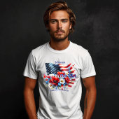 Patriotic Born in the USA Personalizable Family T-Shirt
