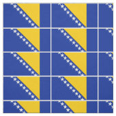 Patriotic Bosnien Herzegovina Flag Fabric Stoff (Muster)