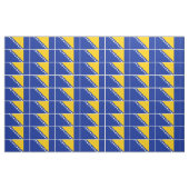 Patriotic Bosnien Herzegovina Flag Fabric Stoff (Fat Quarter (45,7 x 55,9 cm))