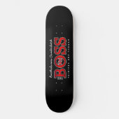 Patriotic BOSS Trinidad and Tobago Flag and NAME Skateboard (Vorderseite)