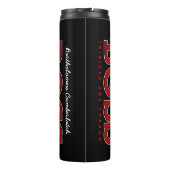 Patriotic BOSS Trinidad and Tobago Flag and NAME Thermosbecher (Rückseite)