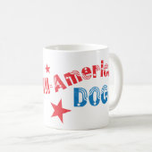 Patriotic Boston Terrier Kaffeetasse (VorderseiteRechts)