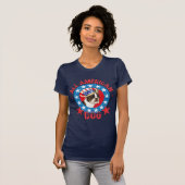 Patriotic Boston Terrier T-Shirt (Vorne ganz)