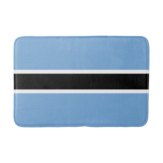 Patriotic Botswana Flag Badematte (Vorderseite)