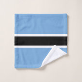 Patriotic Botswana Flag Badhandtuch Set (Waschlappen)