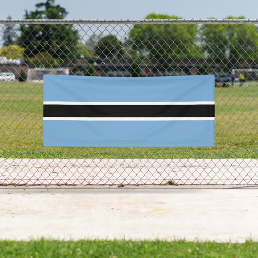 Patriotic Botswana Flag Banner (Insitu)
