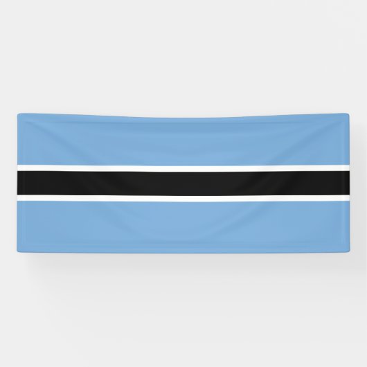 Patriotic Botswana Flag Banner (Horizontal)