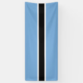 Patriotic Botswana Flag Banner (Vertikal)