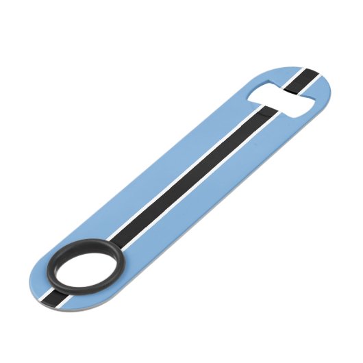 Patriotic Botswana Flag Bar Key (Vorderseite Schrägansicht)