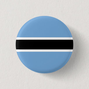 Patriotic Botswana Flag Button