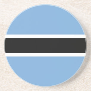 Patriotic Botswana Flag Coaster Getränkeuntersetzer