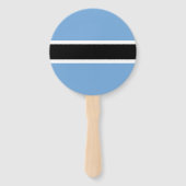 Patriotic Botswana Flag Fächer (Rückseite)