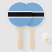 Patriotic Botswana Flag Fächer (Vorne und Hinten)