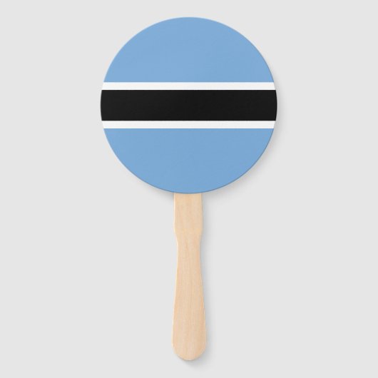 Patriotic Botswana Flag Fächer (Vorderseite)