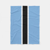 Patriotic Botswana Flag Fleecedecke (Vorderseite)