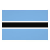 Patriotic Botswana Flag Fotodruck (Vorne)