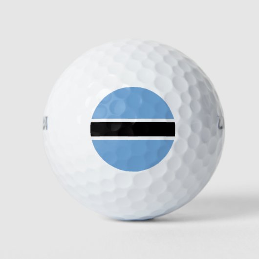 Patriotic Botswana Flag Golfball (Vorderseite)