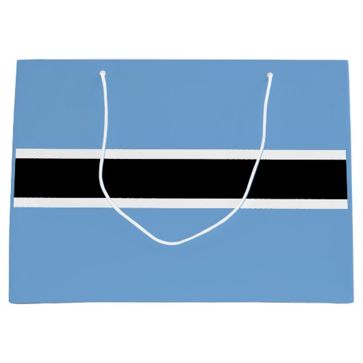 Patriotic Botswana Flag Große Geschenktüte (Vorderseite)