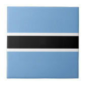 Patriotic Botswana Flag Keramik Tile Fliese (Vorderseite)