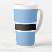 Patriotic Botswana Flag Milchtasse (Rechte Ecke)