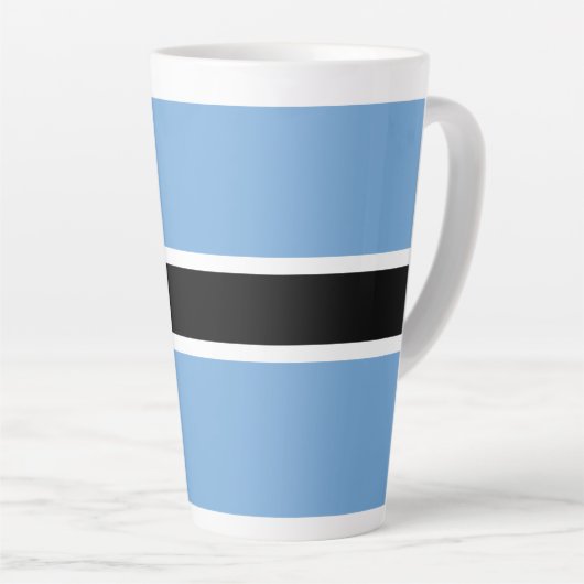 Patriotic Botswana Flag Milchtasse (Rechte Ecke)